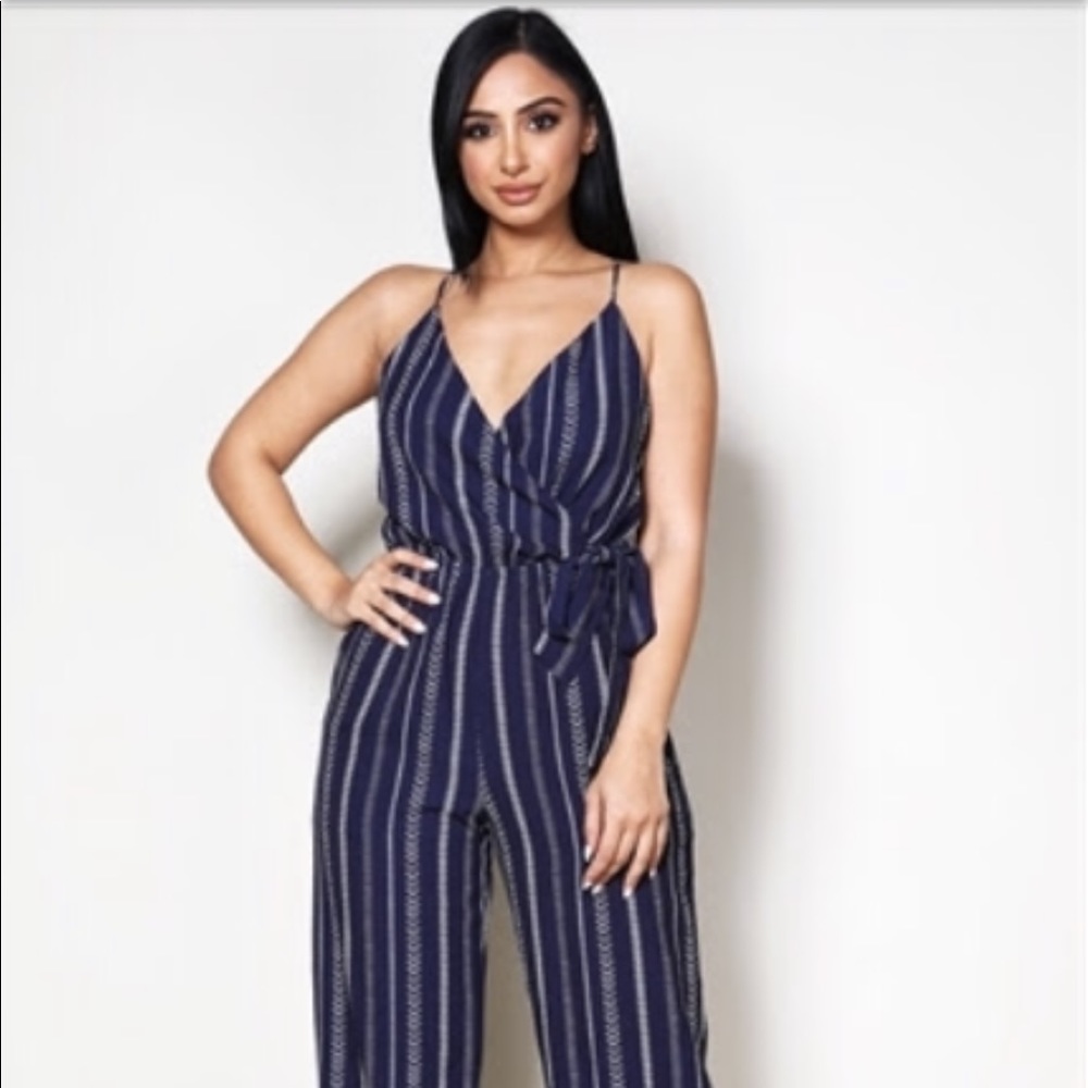 Abstract Print Jumpsuit